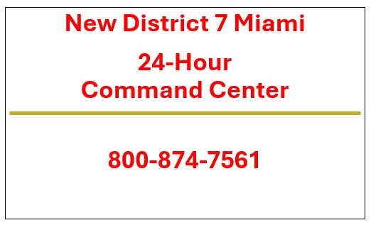 District 7 MIami Command Center 